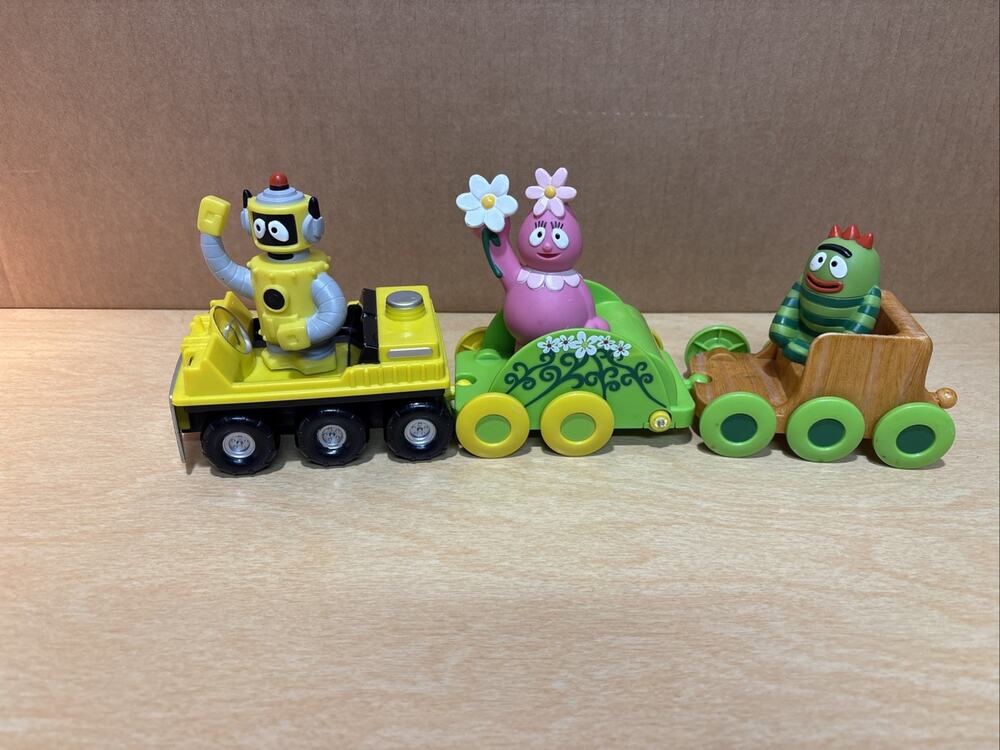 Yo Gabba Gabba Spin Master DRIVIN’ FRIENDS TRAIN And Figures